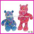 plush customized hippo stuffed lovely toy swirl soft toys